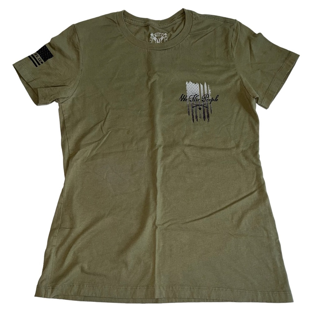 Howitzer Style Women's Fitted Size Large T-Shirt We The People Military Grunt